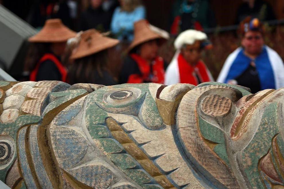 Celebration marks repatriation of B.C. totem to Nuxalk Nation after century-long wait